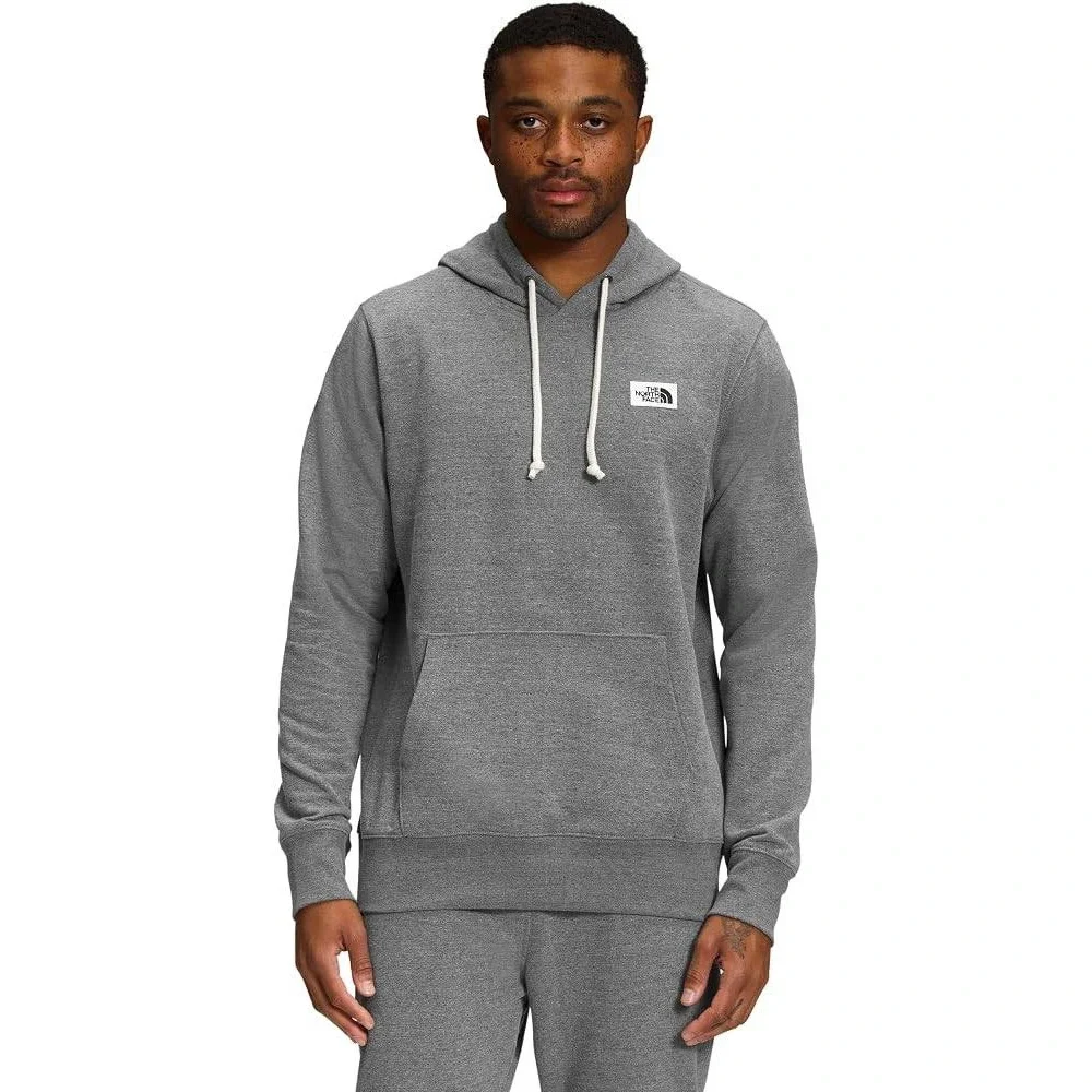 The North Face Mens Heritage Patch Pullover Hoodie Grey XXL NF0A7UNN